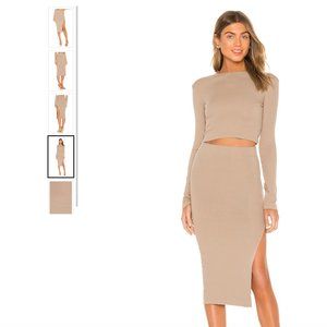 Super Soft Cotton Citizen Midi Skirt Size S Sand Dollar